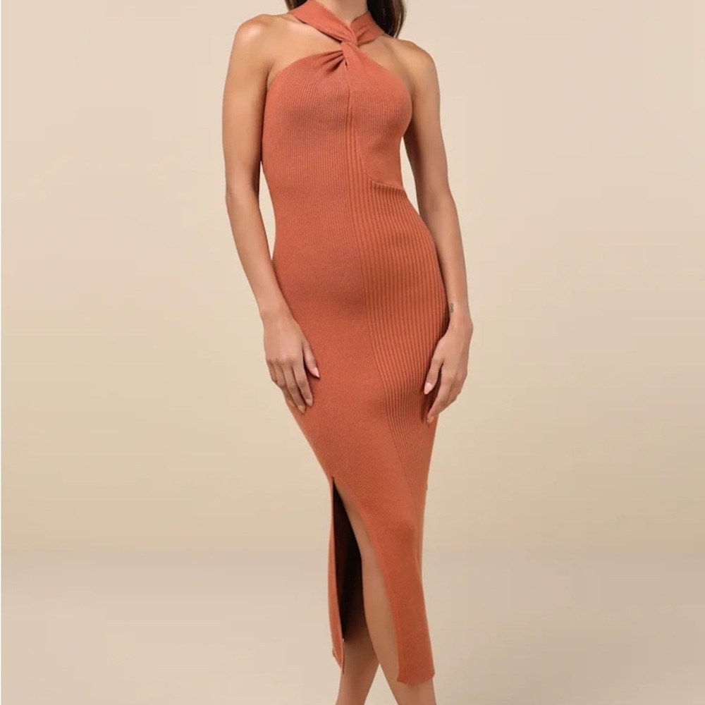 Elegant Halter Neck Dress